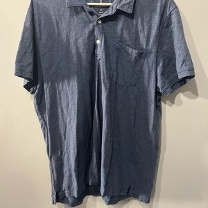 Mutual Weave blue polo shirt Size XL #polo #menswear
